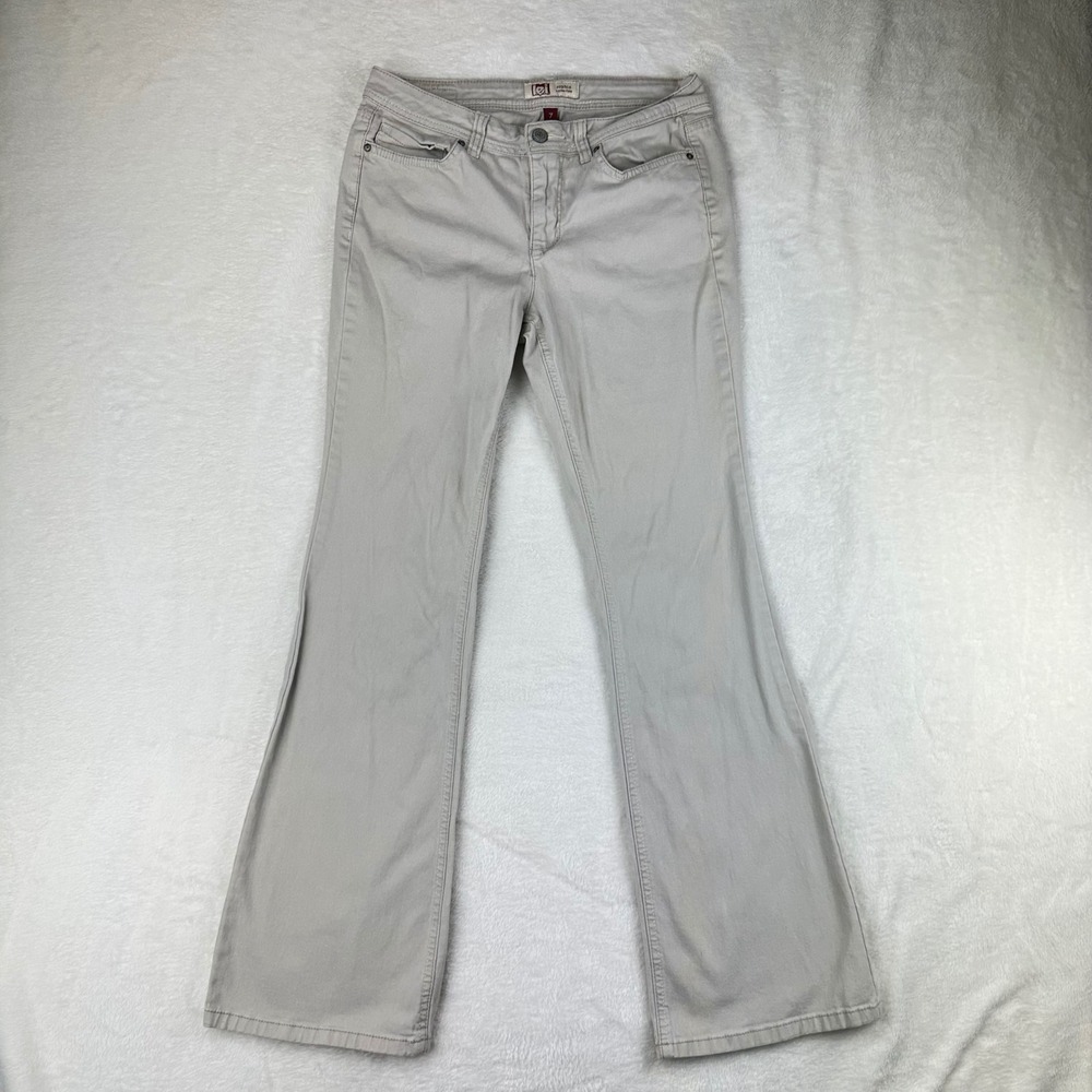 L.E.I. Pants Junior Khaki Sophia Regular 7 Tan Bootcut Cotton Y2K